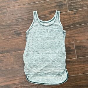 Prana Green Striped Tank